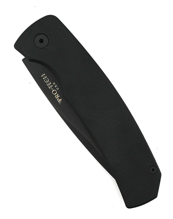 Pro-Tech Magic 2 Mike "Whiskers" Auto Black Blade Black Handle (3.75") (PRE-OWNED) from NORTH RIVER OUTDOORS