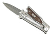 Reate EXO Mini Stonewash Double Edge Gravity Knife Titanium Burlap Micarta (3V) from NORTH RIVER OUTDOORS