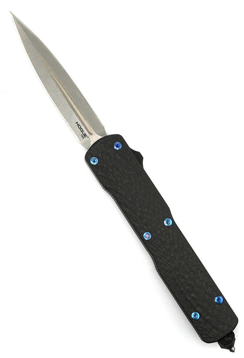 Hogue Collector Counterstrike OTF AUTO Knife 3.35" MagnaCut Tumble Finish Double-Edge Blade Carbon Fiber Aluminum Handles from NORTH RIVER OUTDOORS