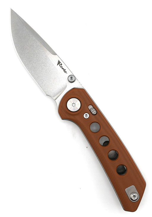 Reate PL-XT Tan G10 - Nitro-V - Stonewashed from NORTH RIVER OUTDOORS