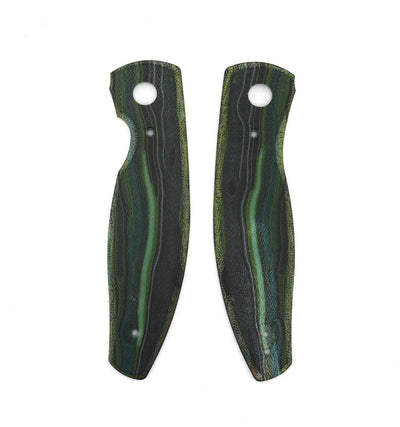 TRM Atom Custom Green Seaweed Micarta Scales - NORTH RIVER OUTDOORS