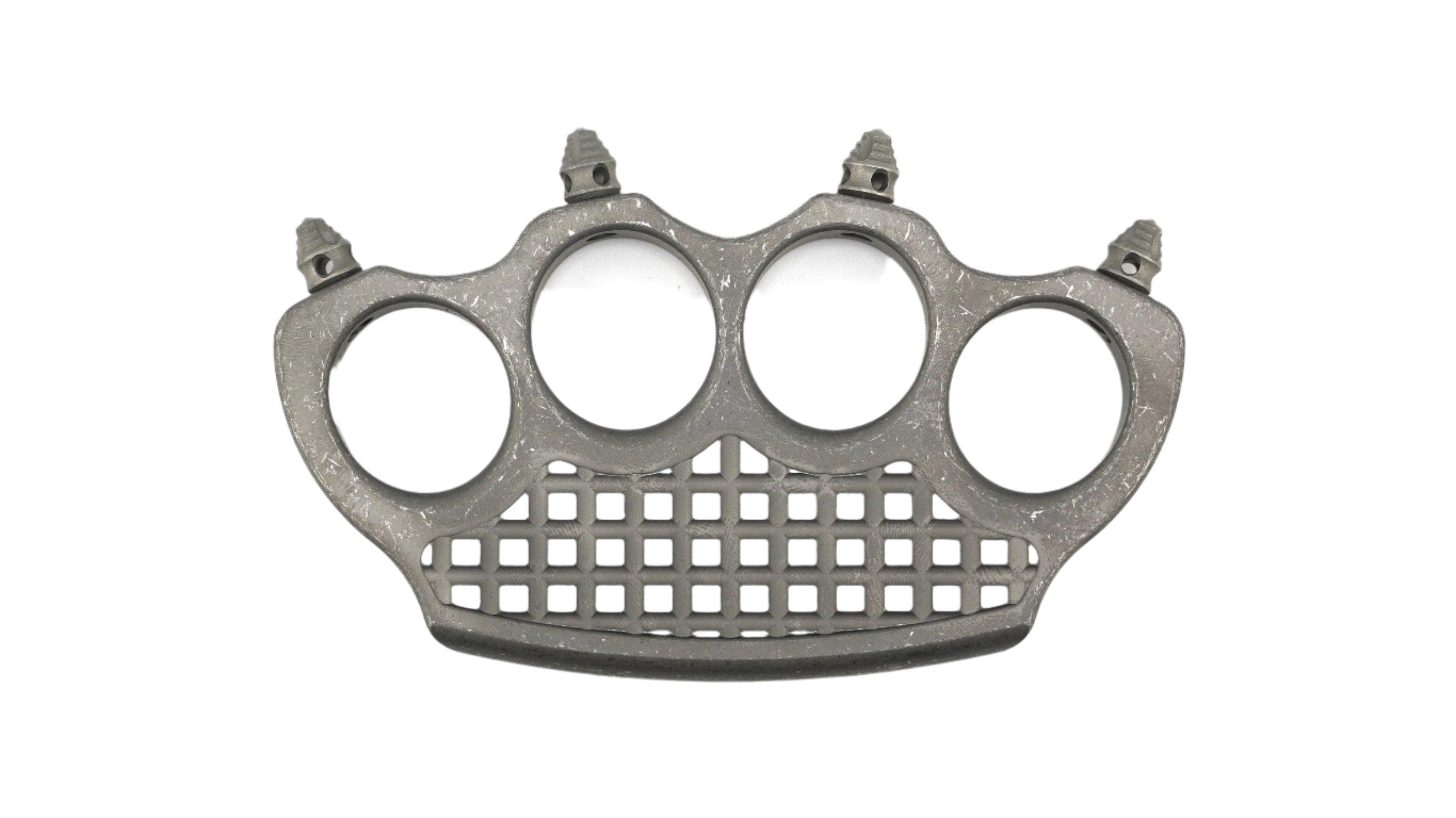 Microtech Knives Titanium Hand Tank Two Tone Apocalyptic w/ Spikes - NORTH RIVER OUTDOORS