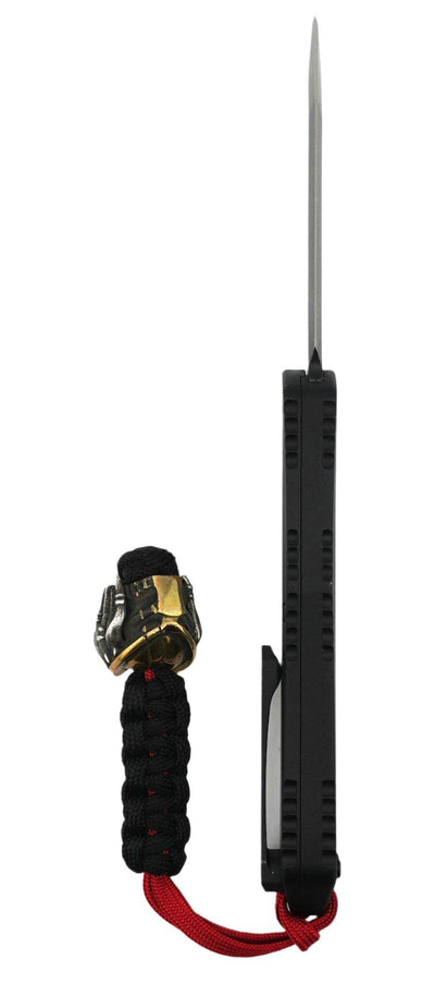 Heretic Manticore X Black Predator Red Reticle & Tanto MagnaCut Blade Silver/Copper Predator Bead - NORTH RIVER OUTDOORS