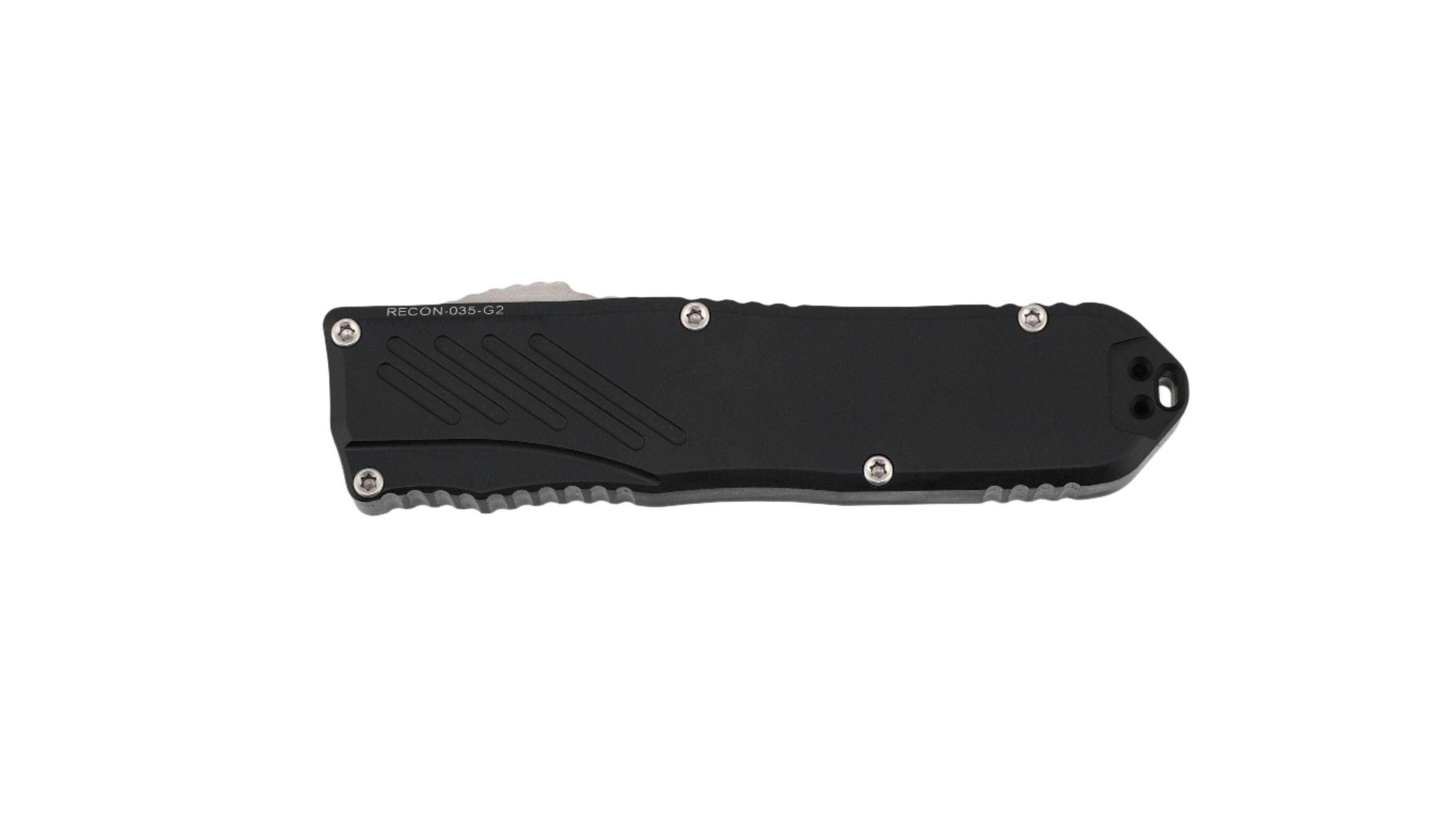 Guardian Tactical RECON-035 G2 Single Edge MagnaCut Two-Tone Blade Black Handle - NORTH RIVER OUTDOORS