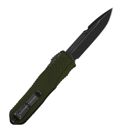 Guardian Tactical RECON-035 G2 Single Edge MagnaCut Dark Stonewash Blade OD Green Handle - NORTH RIVER OUTDOORS