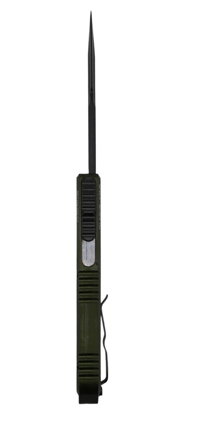 Guardian Tactical RECON-035 G2 Single Edge MagnaCut Two Tone Black Blade OD Green Handle - NORTH RIVER OUTDOORS