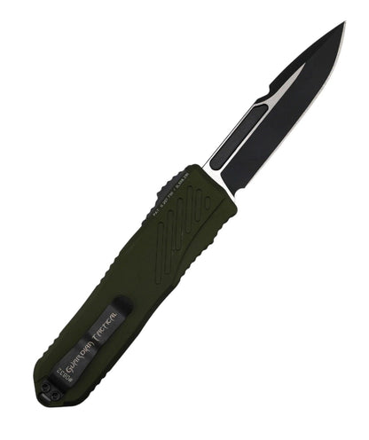 Guardian Tactical RECON-035 G2 Single Edge MagnaCut Two Tone Black Blade OD Green Handle - NORTH RIVER OUTDOORS