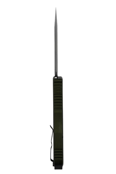 Guardian Tactical RECON-035 G2 Single Edge MagnaCut Two Tone Black Blade OD Green Handle - NORTH RIVER OUTDOORS