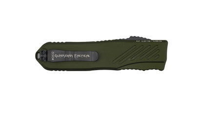 Guardian Tactical RECON-035 G2 Single Edge MagnaCut Two Tone Black Blade OD Green Handle - NORTH RIVER OUTDOORS