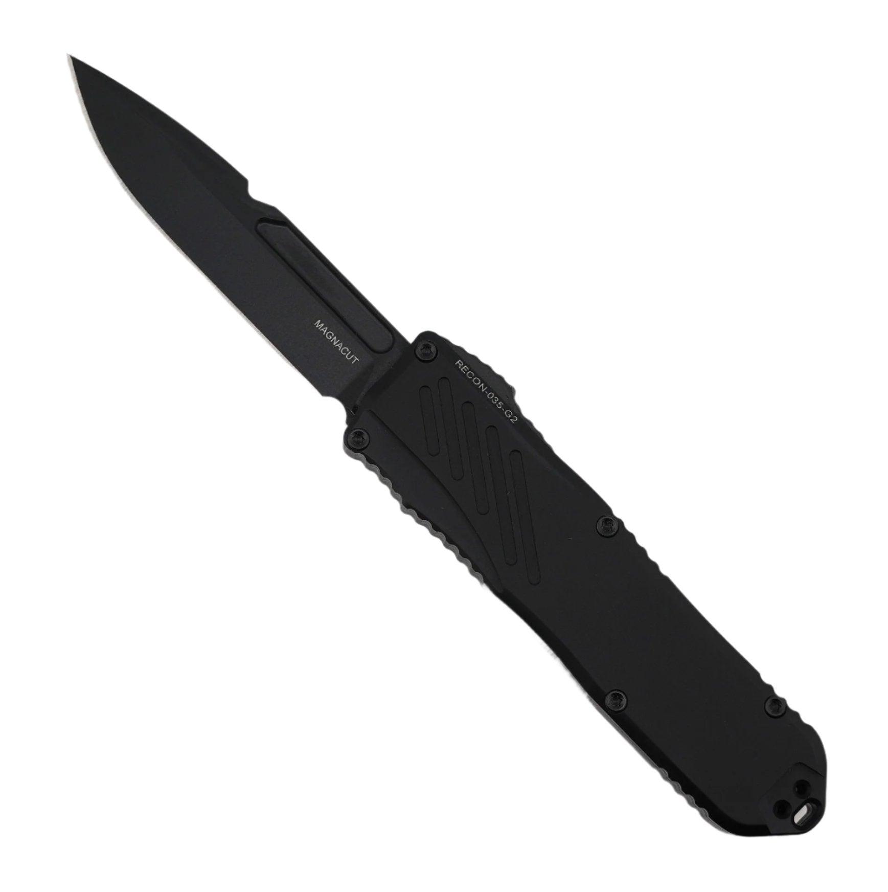 Guardian Tactical RECON-035 G2 Single Edge MagnaCut Black Blade Black Handle - NORTH RIVER OUTDOORS