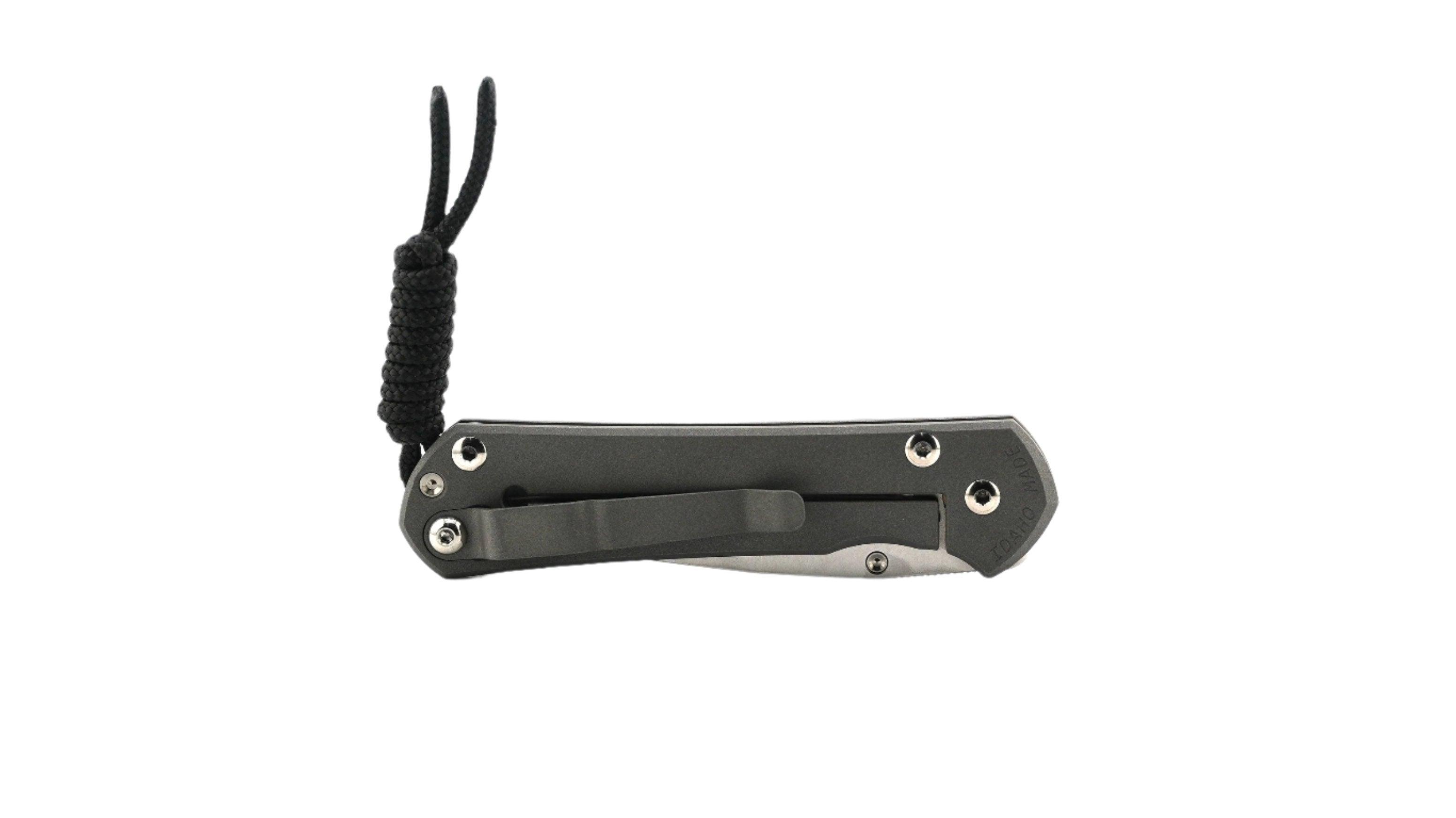 Chris Reeve Small Sebenza 31 Unique Graphic Magnacut Satin-Polished Blade (S31-1400-0004-A) - NORTH RIVER OUTDOORS