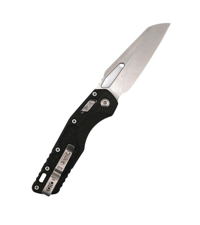 Microtech MSI S/E Tactical Black G10 Frag Stonewashed Blade 210-10FRGTBLM - NORTH RIVER OUTDOORS