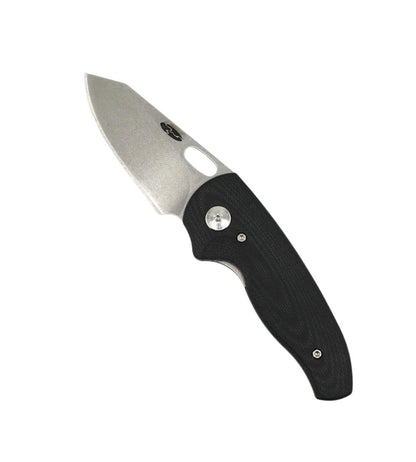 TRM Nerd Liner Lock Contoured 3D Jet Black G10 Scales Stonewashed CPM-MagnaCut - NORTH RIVER OUTDOORS