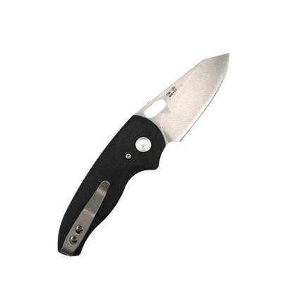 TRM Nerd Liner Lock Contoured 3D Jet Black G10 Scales Stonewashed CPM-MagnaCut - NORTH RIVER OUTDOORS