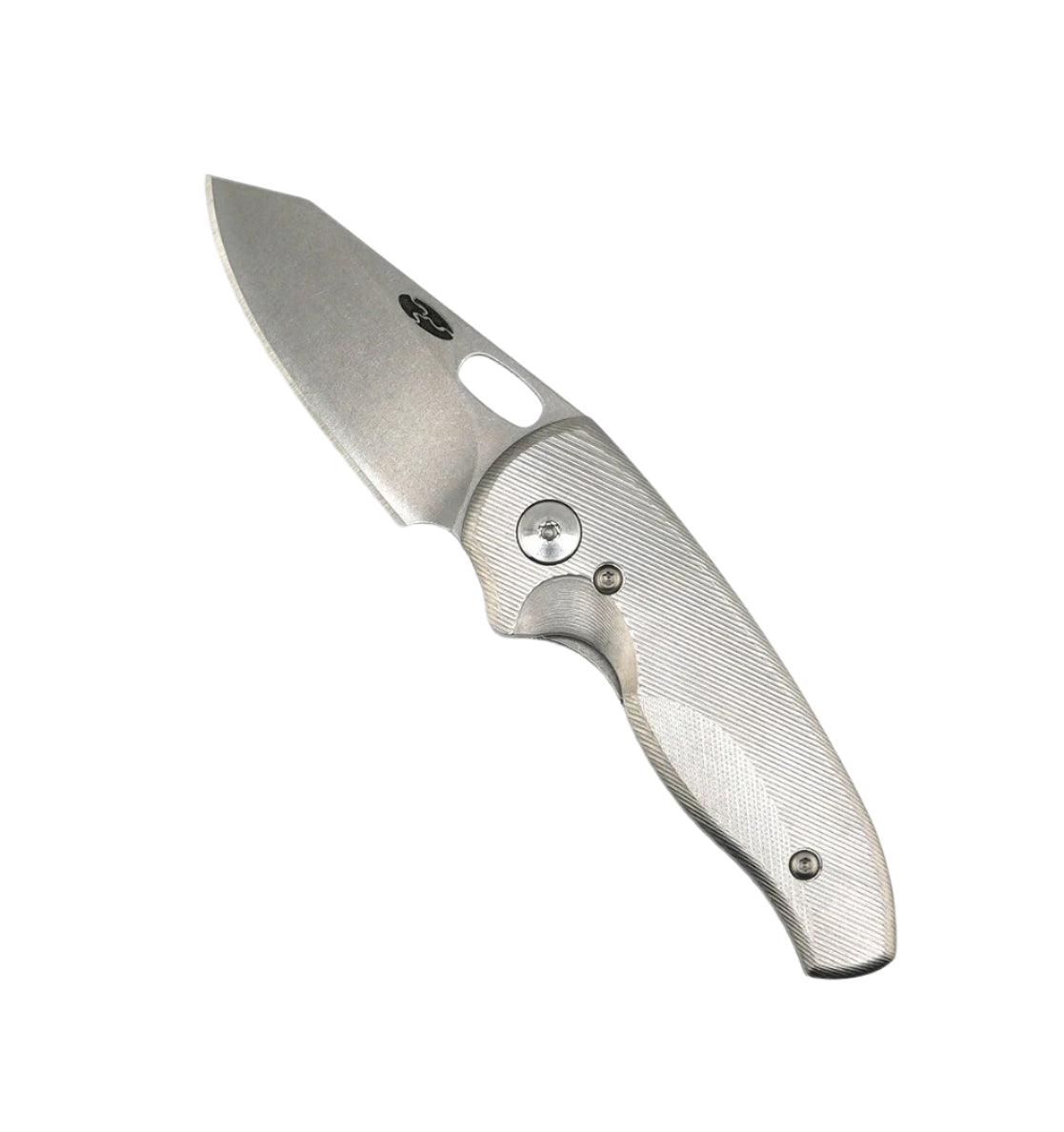 TRM Nerd Liner Lock Contoured 3D Titanium Scales Stonewashed CPM-MagnaCut - NORTH RIVER OUTDOORS
