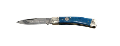 Boker Traditional Series 2.0 Gentlemans Lockback 2.95" D2 Satin Drop Point w/ Smooth Dark Blue Bone Handles 110816 - NORTH RIVER OUTDOORS