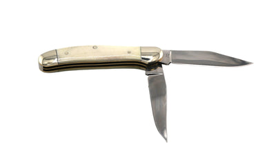 Boker Traditional Series 2.0 Copperhead Slipjoint Folding Knife D2 Blade w/ Smooth White Bone Handles 110863 - NORTH RIVER OUTDOORS
