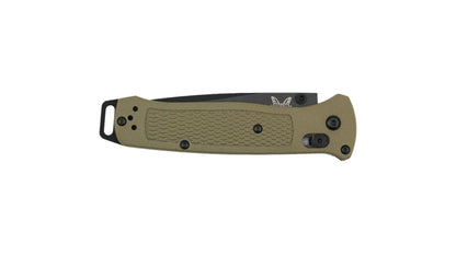 Benchmade 537BK-06 Bailout Axis Folding Knife 3.38" CPM-S30V Black Tanto w/ Ranger Green Grivory handles - NORTH RIVER OUTDOORS