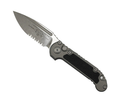 Microtech Knives LUDT S/E Gen III Apocalyptic Drop Point Natural Clear Aluminum Handles 1135-11APNC (USA) - NORTH RIVER OUTDOORS