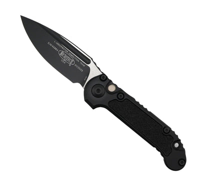 Microtech Knives LUDT S/E Gen III 2-Tone Drop Point Black Blade Black Aluminum Handles 1135-1T (USA) - NORTH RIVER OUTDOORS