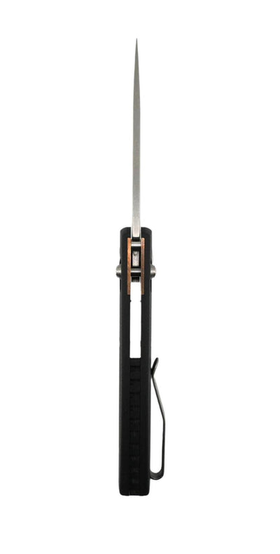 TRM BullDog River-Lok Jet Black G10 3D Contoured Smooth Stonewashed 20CV - NORTH RIVER OUTDOORS