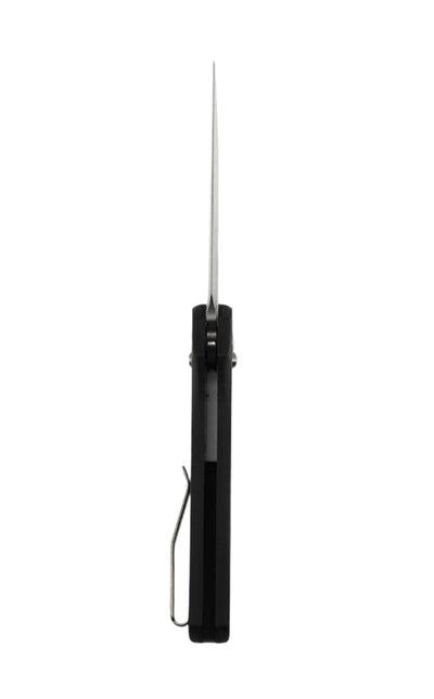 TRM BullDog River-Lok Jet Black G10 3D Contoured Smooth Stonewashed 20CV - NORTH RIVER OUTDOORS
