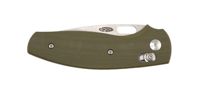 TRM BullDog River-Lok OD Green G10 3D Contoured Smooth Stonewashed 20CV - NORTH RIVER OUTDOORS