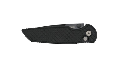 Pro-Tech INT106 TR-3 Integrity Double Thumbstud Manual Folding Knife 3.5" S35VN w/ Relic Textured Black Aluminum Handle - NORTH RIVER OUTDOORS