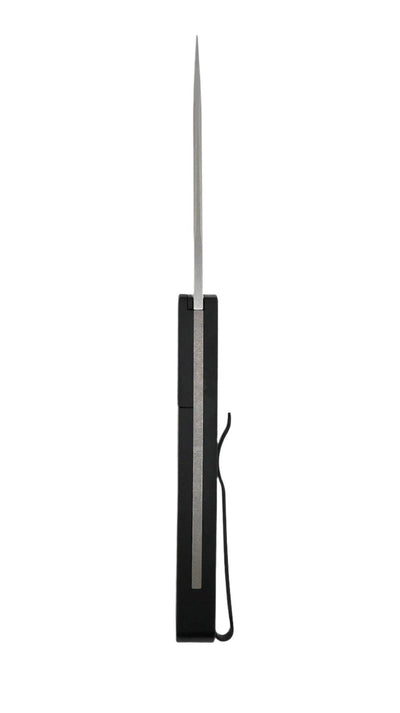 Pro-Tech Magic "Whiskers" BR-1.3 Auto Stonewash Blade Textured Bolster Black Handle - NORTH RIVER OUTDOORS