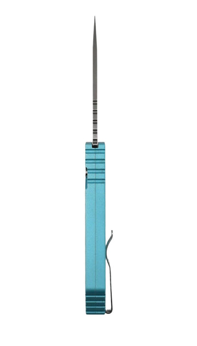 Pro-Tech PT205-Gridlock LTD T. Blue Strider Auto Blue Textured Aluminum 3" SW MagnaCut - NORTH RIVER OUTDOORS