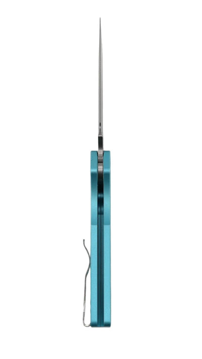 Pro-Tech PT205-Gridlock LTD T. Blue Strider Auto Blue Textured Aluminum 3" SW MagnaCut - NORTH RIVER OUTDOORS