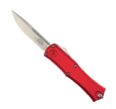 Microtech Hera II Mini Stonewashed S/E M390MK w/ Red Handle 1703M-10RD - NORTH RIVER OUTDOORS
