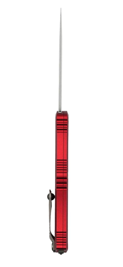 Microtech Hera II Mini Stonewashed S/E M390MK w/ Red Handle 1703M-10RD - NORTH RIVER OUTDOORS