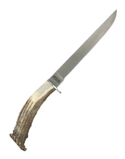 Silver Stag Short Alaskan Fillet Knife Crown Handle - NORTH RIVER OUTDOORS
