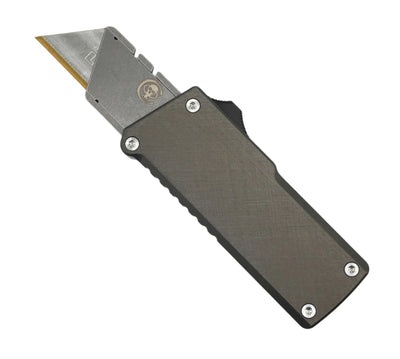 Chaves C.H.U.B Auto OTF with Crosshatch Grey Handles (USA) - NORTH RIVER OUTDOORS