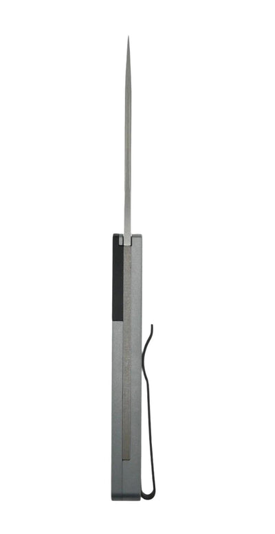 Pro-Tech Magic "Whiskers" BR-1.3 LTD-Grey Auto Stonewash Blade w/ Grey Handle & Textured Black Bolster - NORTH RIVER OUTDOORS