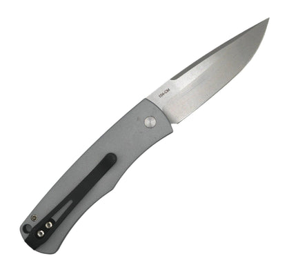 Pro-Tech Magic "Whiskers" BR-1.3 LTD-Grey Auto Stonewash Blade w/ Grey Handle & Textured Black Bolster - NORTH RIVER OUTDOORS