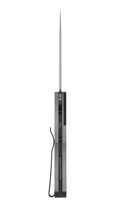 Pro-Tech Magic "Whiskers" BR-1.3 LTD-Grey Auto Stonewash Blade w/ Grey Handle & Textured Black Bolster - NORTH RIVER OUTDOORS
