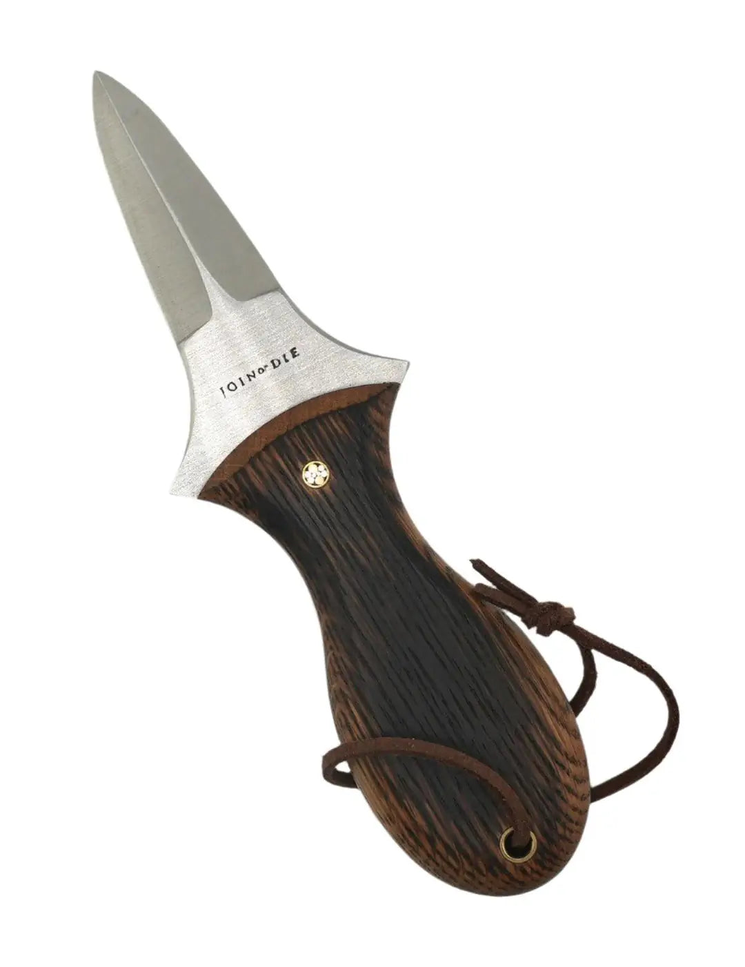 Join or Die Bourbon Barrel Oyster Shucker Knife (Custom)