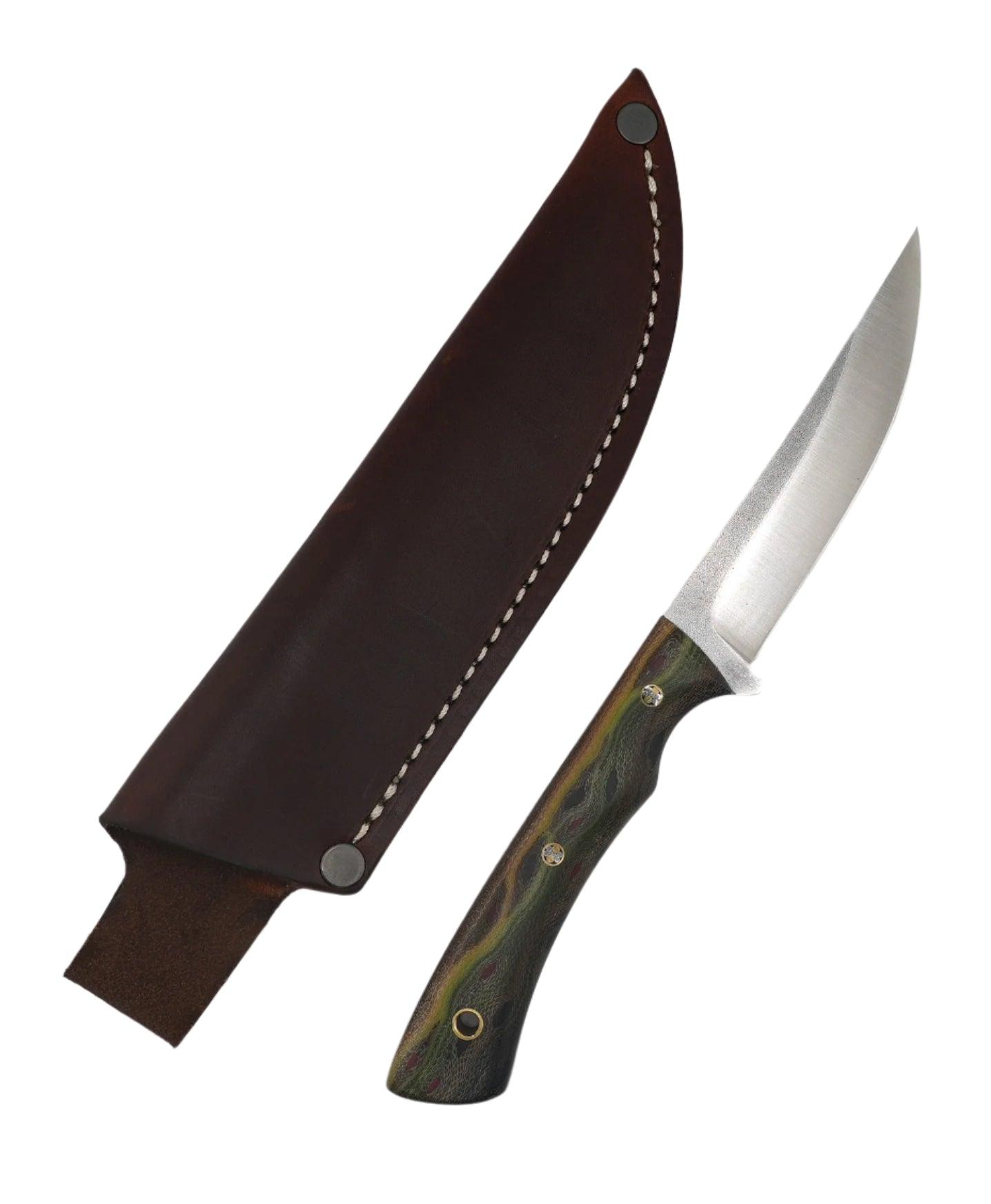 Join or Die Blueridge Bird and Trout Knife Brook Trout Micarta (USA) - NORTH RIVER OUTDOORS