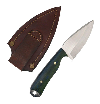 CUR Custom Shrike EDC Fixed Blade Knife 3.25" Trout Mosaic Pins - NORTH RIVER OUTDOORS