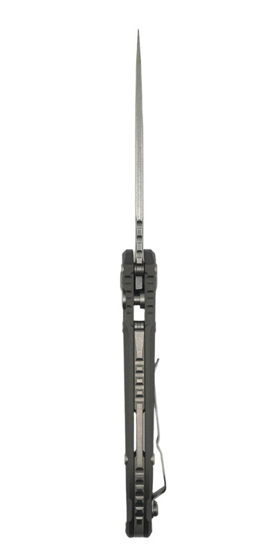 Microtech Knives LUDT S/E Gen III Stonewashed Blade w/ Natural Clear Aluminum Handles 1135-10NC (USA) - NORTH RIVER OUTDOORS