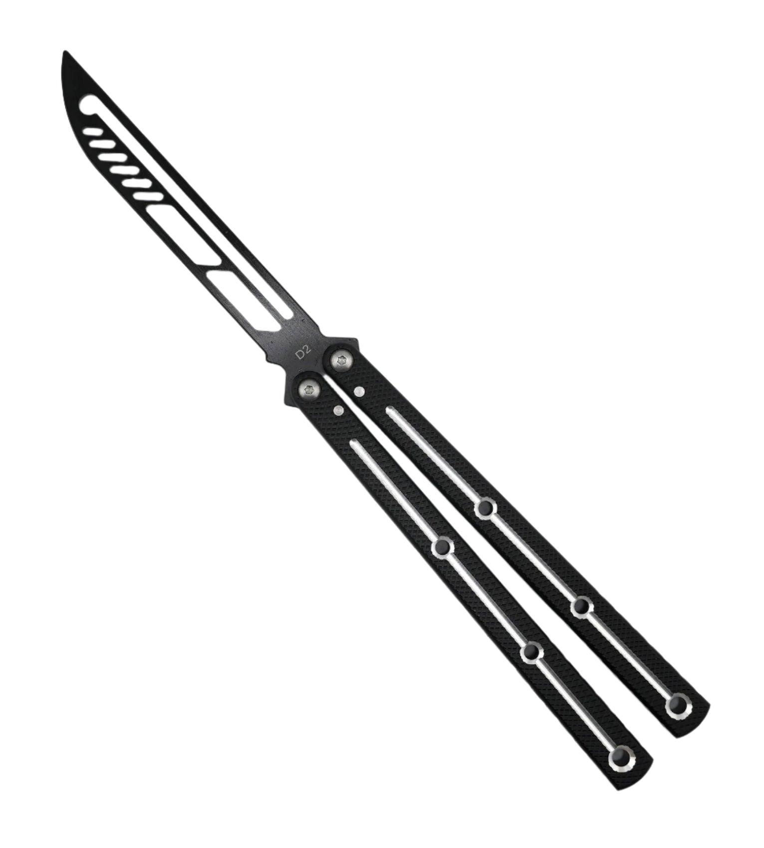 High Quality CNC Machined Black Aluminum Butterfly Knife Trainer - NORTH RIVER OUTDOORS