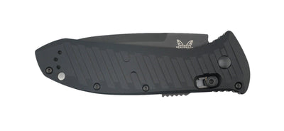 Benchmade Presidio AUTO Folding Knife 3.72" Black S30V Drop Point Combo Blade w/ Milled Black Aluminum Handles - 5700SBK - NORTH RIVER OUTDOORS