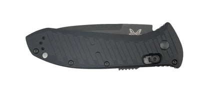 Benchmade Presidio AUTO Folding Knife 3.72" Black S30V Drop Point Combo Blade w/ Milled Black Aluminum Handles - 5700SBK - NORTH RIVER OUTDOORS