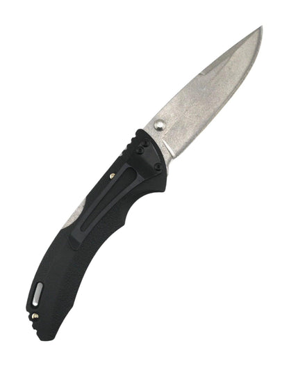 Buck 0285BKS-B Bantam BLW Folding Knife 3 1/8" Plain Satin Blade w/ Black Thermoplastic Handles - NORTH RIVER OUTDOORS