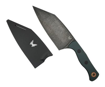 Benchmade 4010BK-2501 Limited Station Knife 5.82" CPM-154 DLC Battlewash Finish w/ Anodized Aluminum Handle - NORTH RIVER OUTDOORS