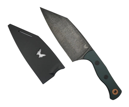 Benchmade 4010BK-2501 Limited Station Knife 5.82" CPM-154 DLC Battlewash Finish w/ Anodized Aluminum Handle - NORTH RIVER OUTDOORS