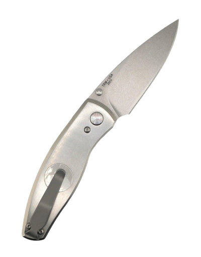 TRM Neutron 2 Linerlock 20CV Titanium Flat Mirror Smooth Handles (Limited Run) - NORTH RIVER OUTDOORS