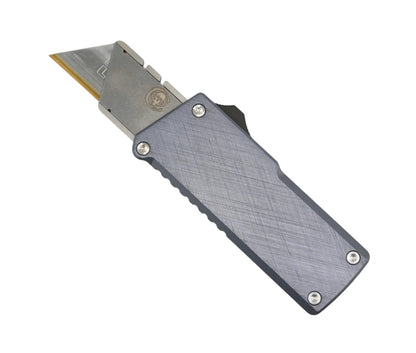 Chaves C.H.U.B Auto OTF with Crosshatch Blue Steel Grey Handles (USA) - NORTH RIVER OUTDOORS